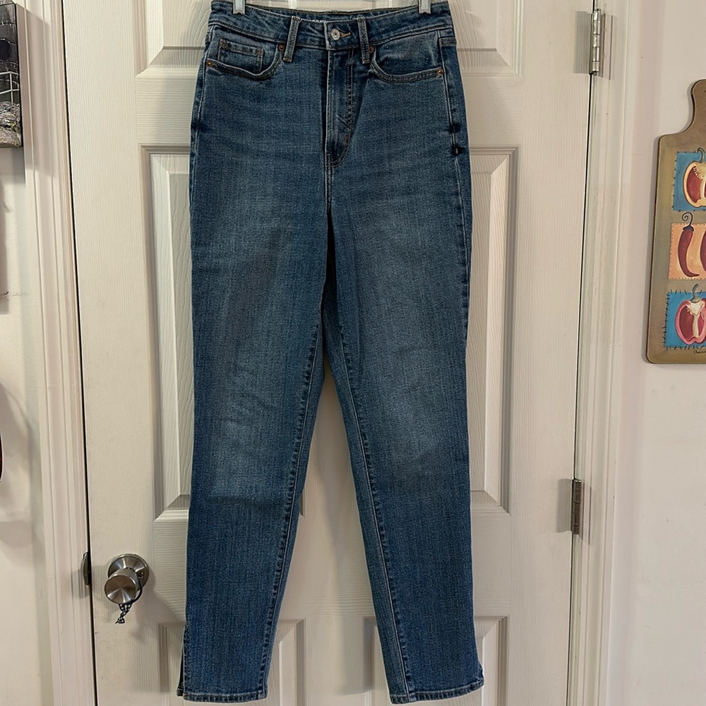 Old Navy (4Tall) High Rise Straight jeans.